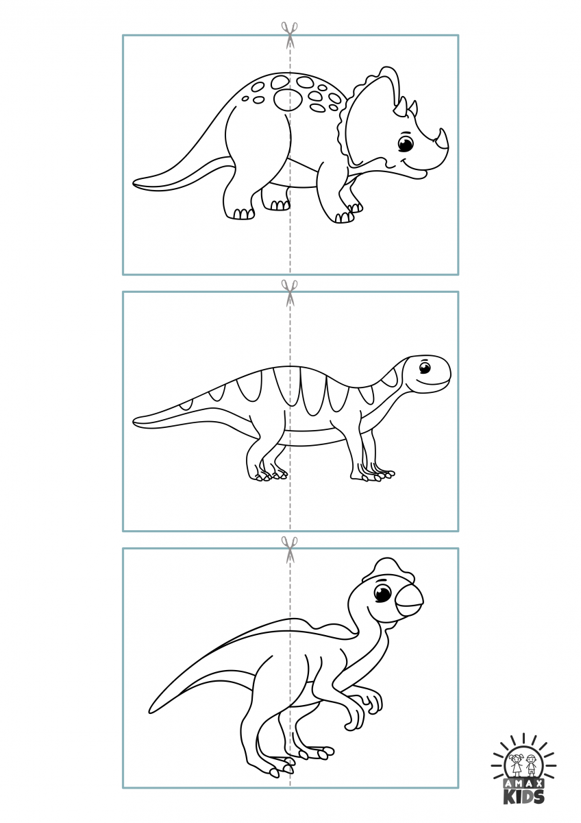Dinosaur puzzles for kids amax kids