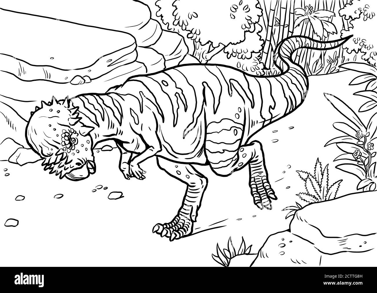 Dinosaur pachycephalosaurus hi
