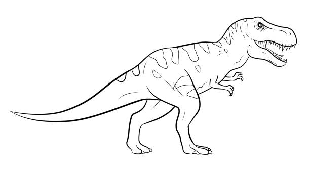 Dinosaur drawing stock photos pictures royalty