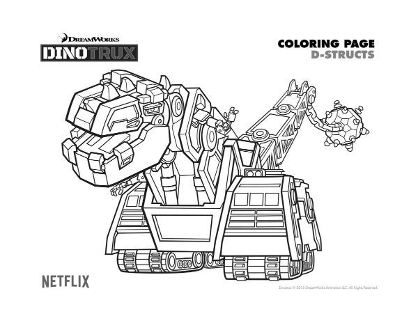 Printable dinotrux coloring pages coloring pages dinosaur coloring pages truck coloring pages