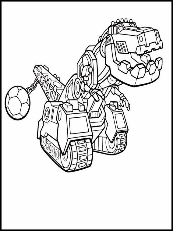 Coloring pages dinotrux