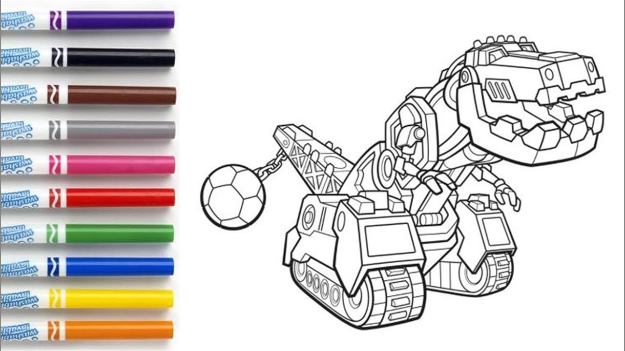 How to color dinotrux