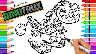 Ty dinotrux coloring page dinotrux coloring book printable dinosaur coloring page