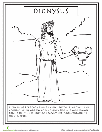 Greek gods dionysus greek gods greek mythology mythology
