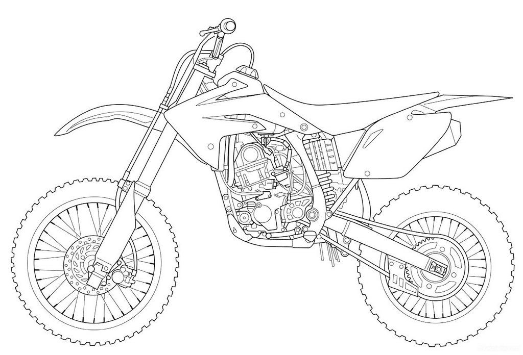 Kawasaki dirt bike coloring pages for boys coloring pages for boys bike pictures spiderman coloring