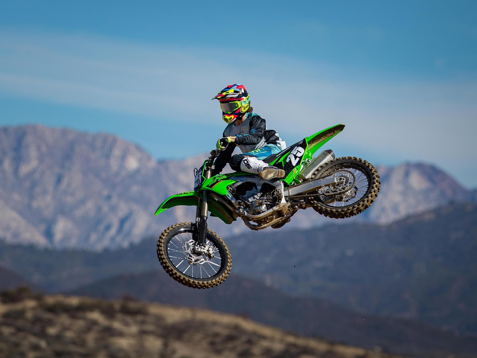 Kawasaki kx test dirt rider