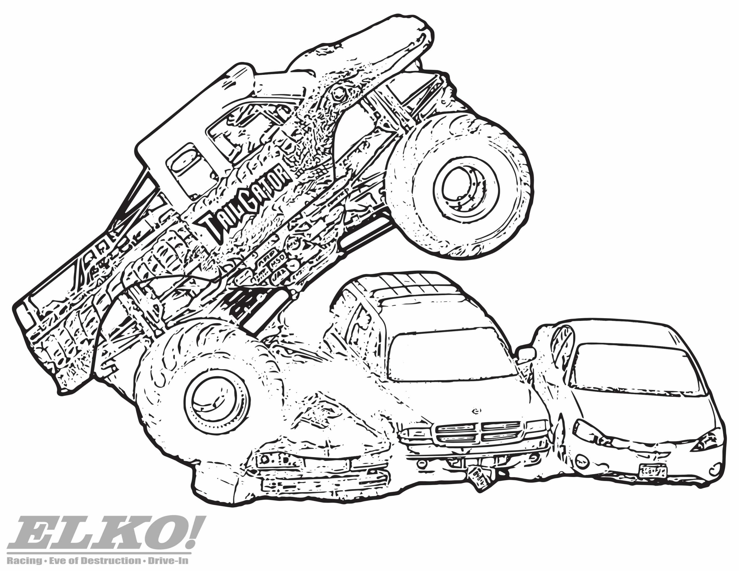 Coloring pages elko speedway