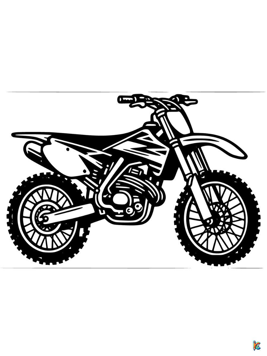 Motorcycle coloring pages â