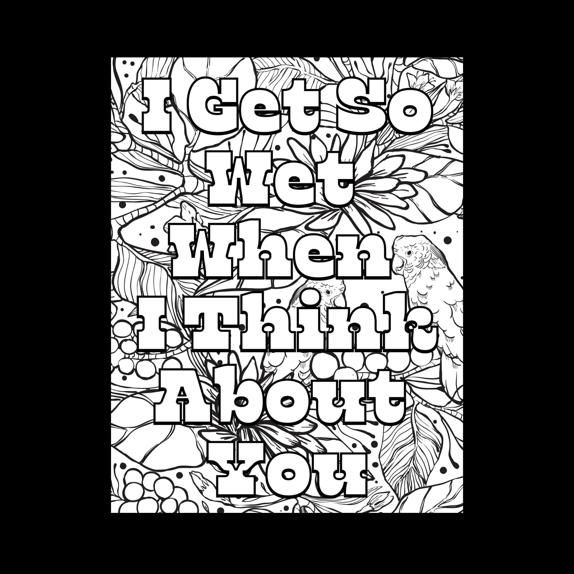 Naughty adult coloring pages
