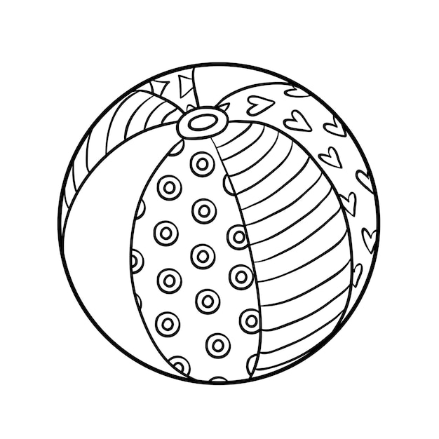 Disco ball coloring page images