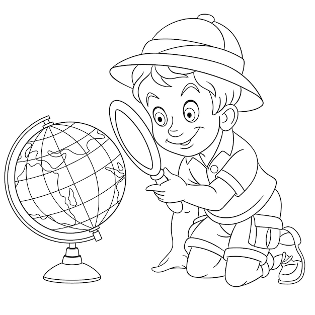 Disco ball coloring page images