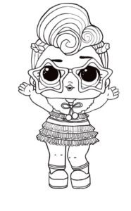 Lol surprise winter disco coloring pages