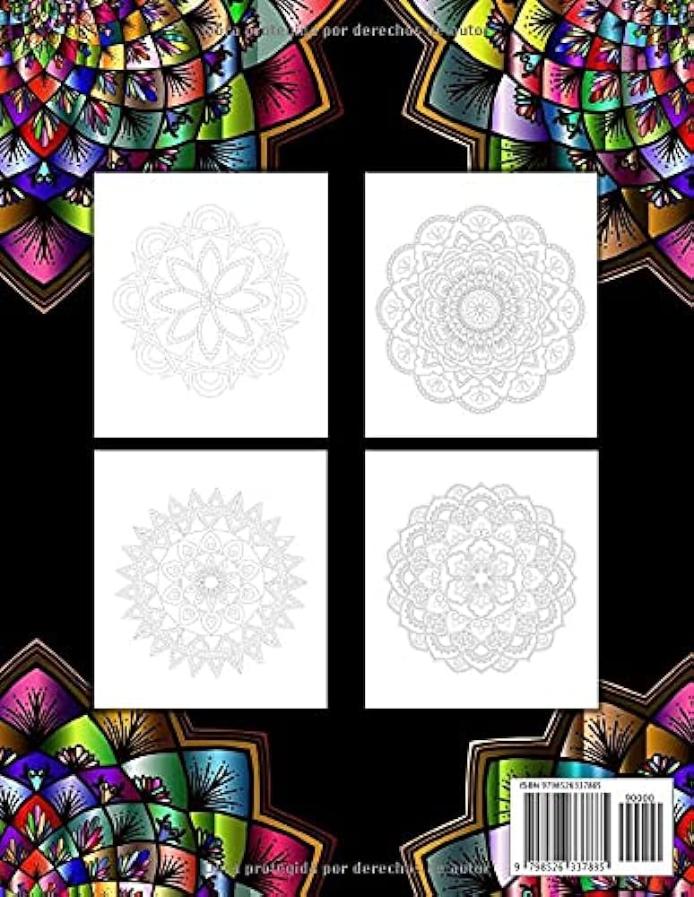 Mandalas relajantes libro de colorear para adultos pãginas de colorear mandalas para mujeres y hombres diseãos para adultos y adolescentes con patrones de mandalas spanish edition books coloritty books