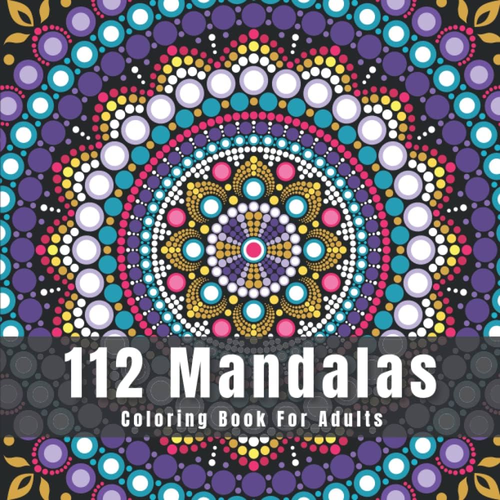 Libro para colorear mandalas para adultos hermoso diseãos de arte de mandala con pãginas libro para colorear para adultos alivio del pãginas para colorear para hombres y mujeres