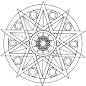 Dibujos de mandala para colorear