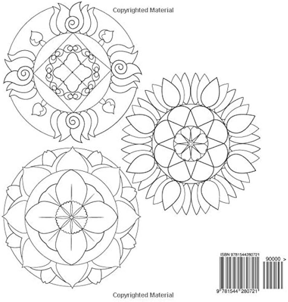 Mandalas para colorear mandala libro un libro para colorear adultos antiestres divertido y relajante mandalas fãciles mandalas para meditar relajantes para colorear spanish edition lalgudi sujatha lalgudi