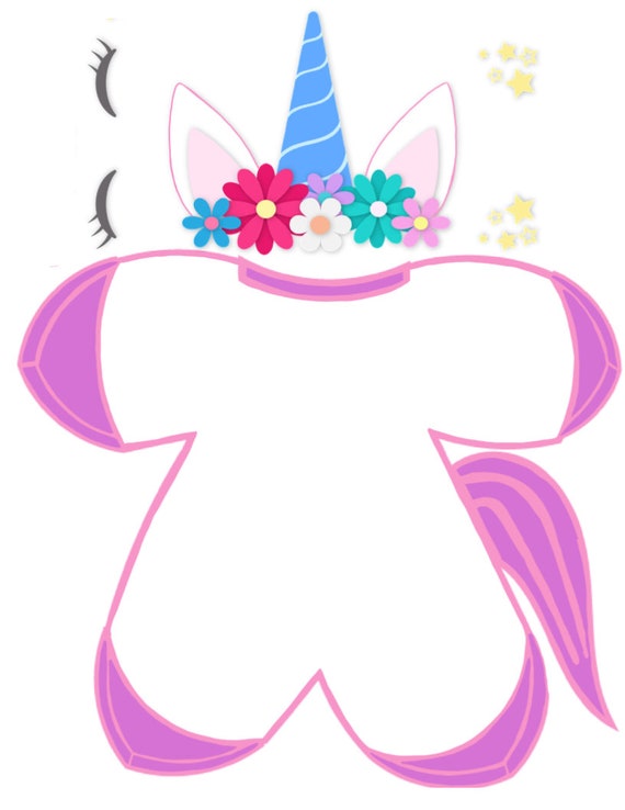 Disguise a gingerbread man template and unicorn disguise