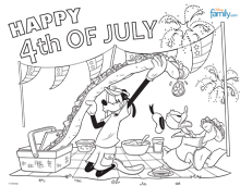 Th of july disney printables activities and party supplies â