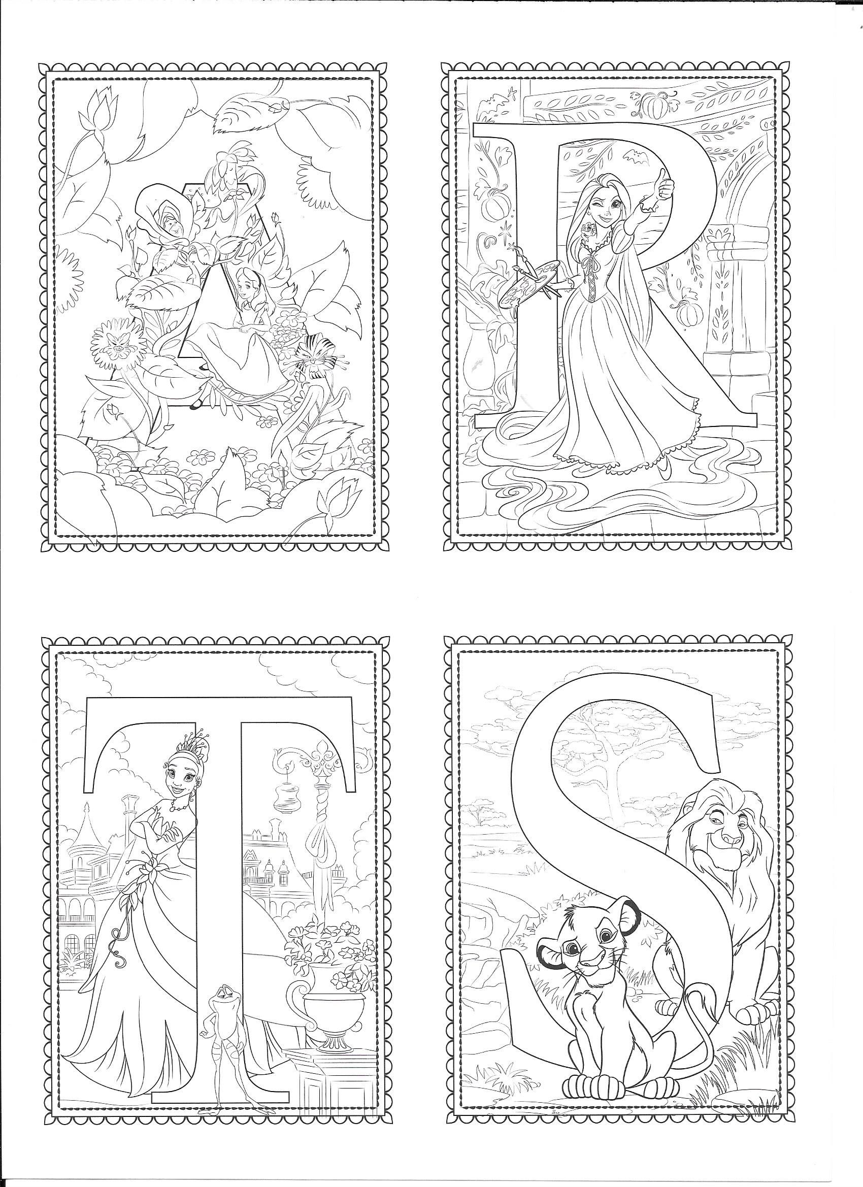 Pin by celine allard on disney disney alphabet coloring pages alphabet coloring pages