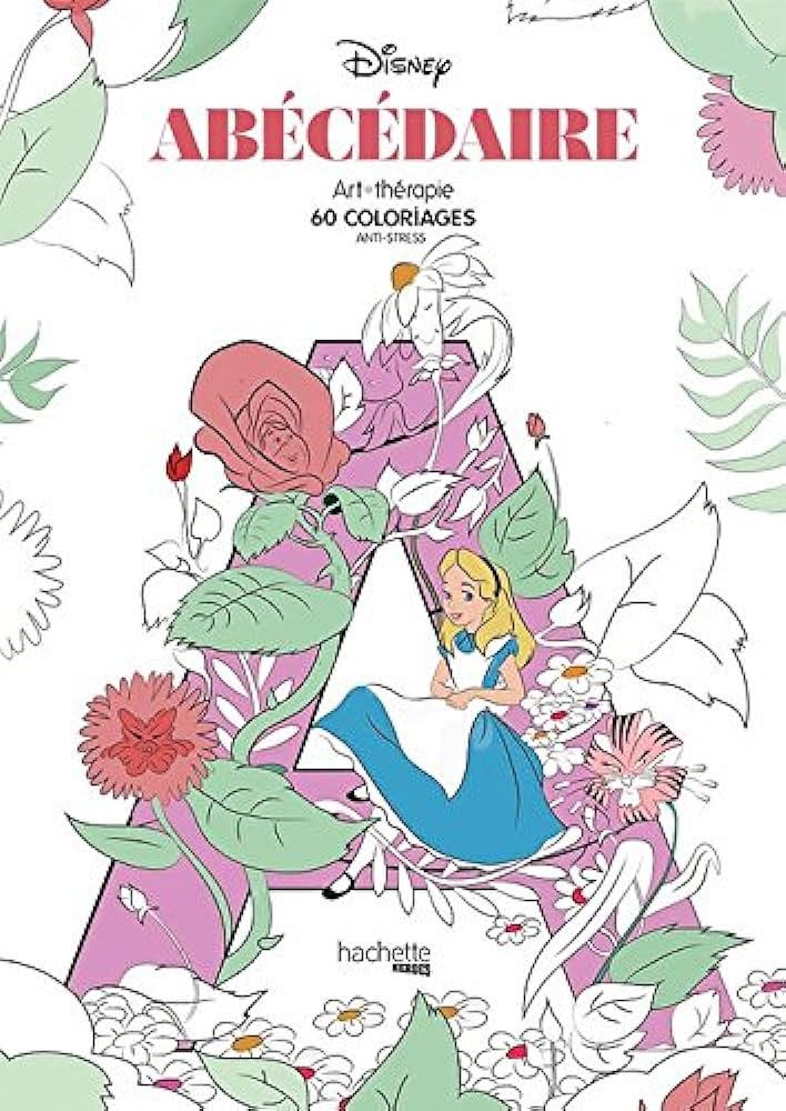 Disney abecedaire coloriages anti
