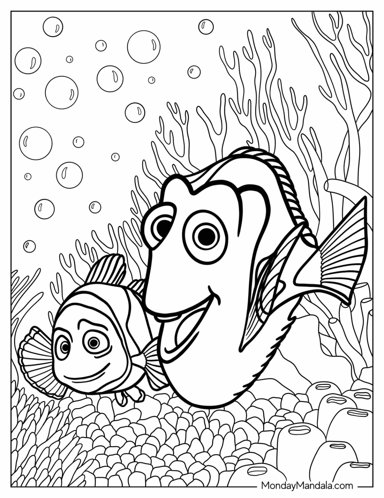 Pixar coloring pages free pdf printables