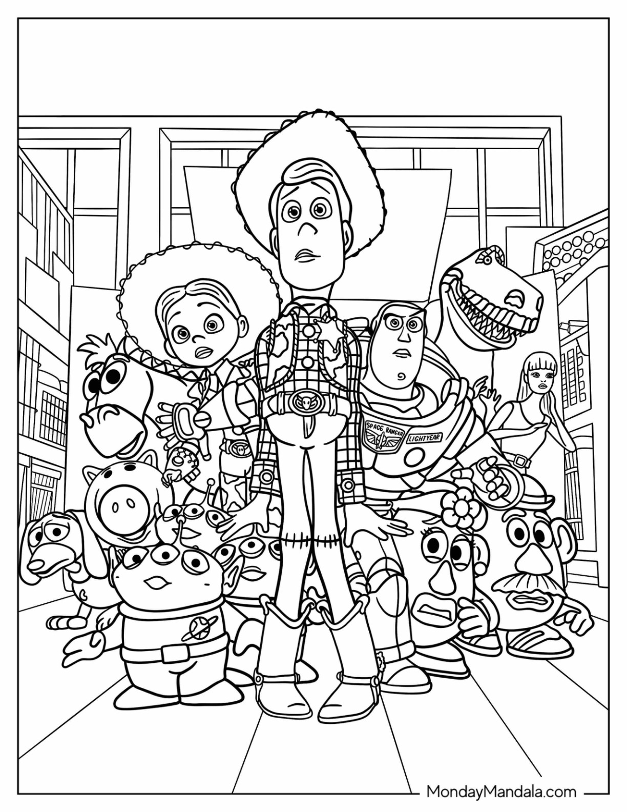 Pixar coloring pages free pdf printables