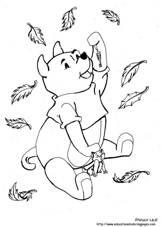 Autumn coloring pages