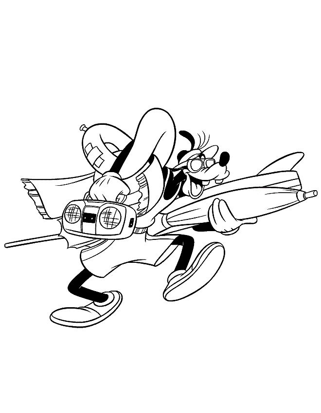 Goofy coloring pages by coloringpageswk on