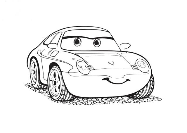 Disney cars coloring pages team colors