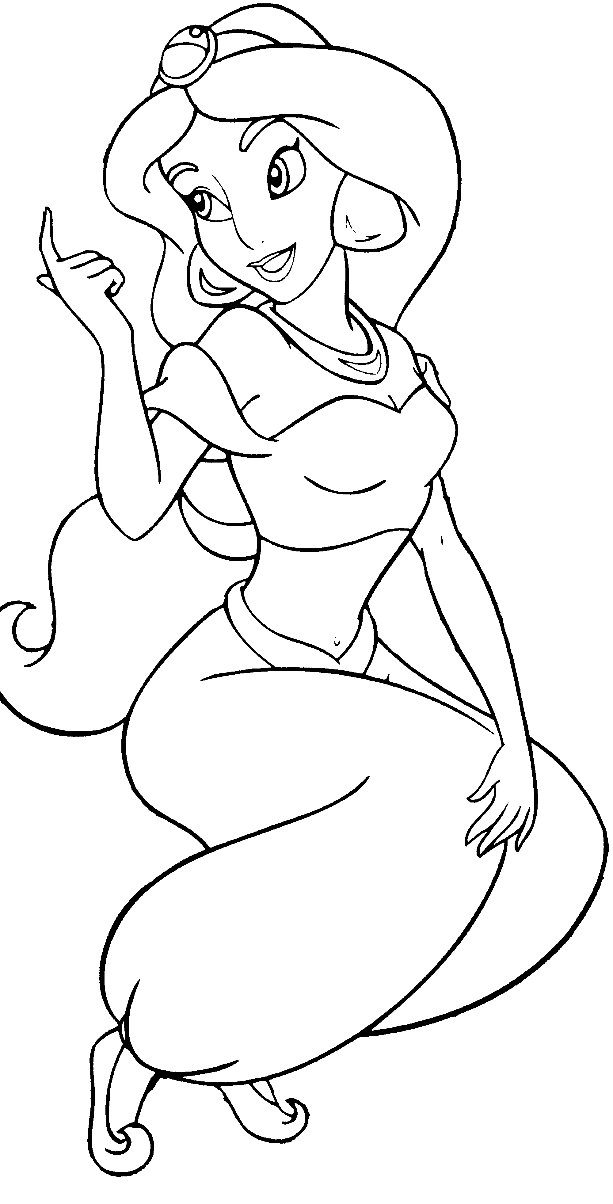 Free printable disney princess coloring pages for kids