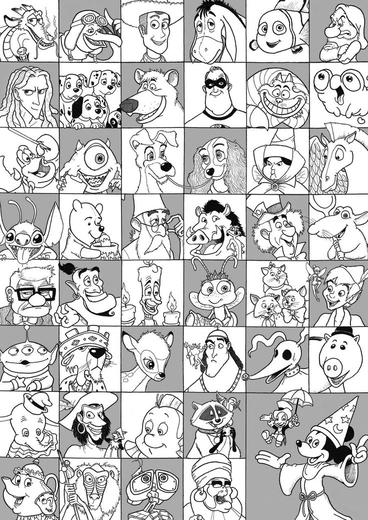 Disney collage disney collage disney canvas art disney drawings