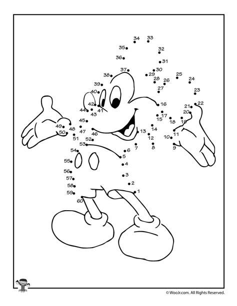 Halloween dot to dot coloring pages for kids connect the disney activities mickey mouse crafts mickey mouse coloring pages