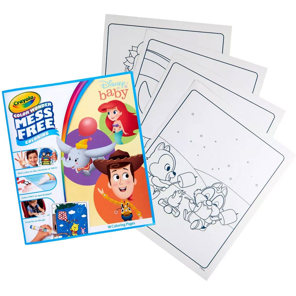 Crayola disney baby color wonder refill book