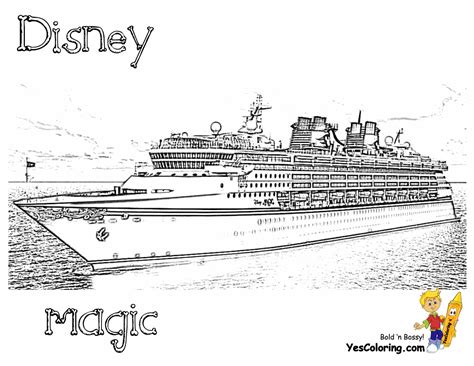 Disney cruise line louring pages