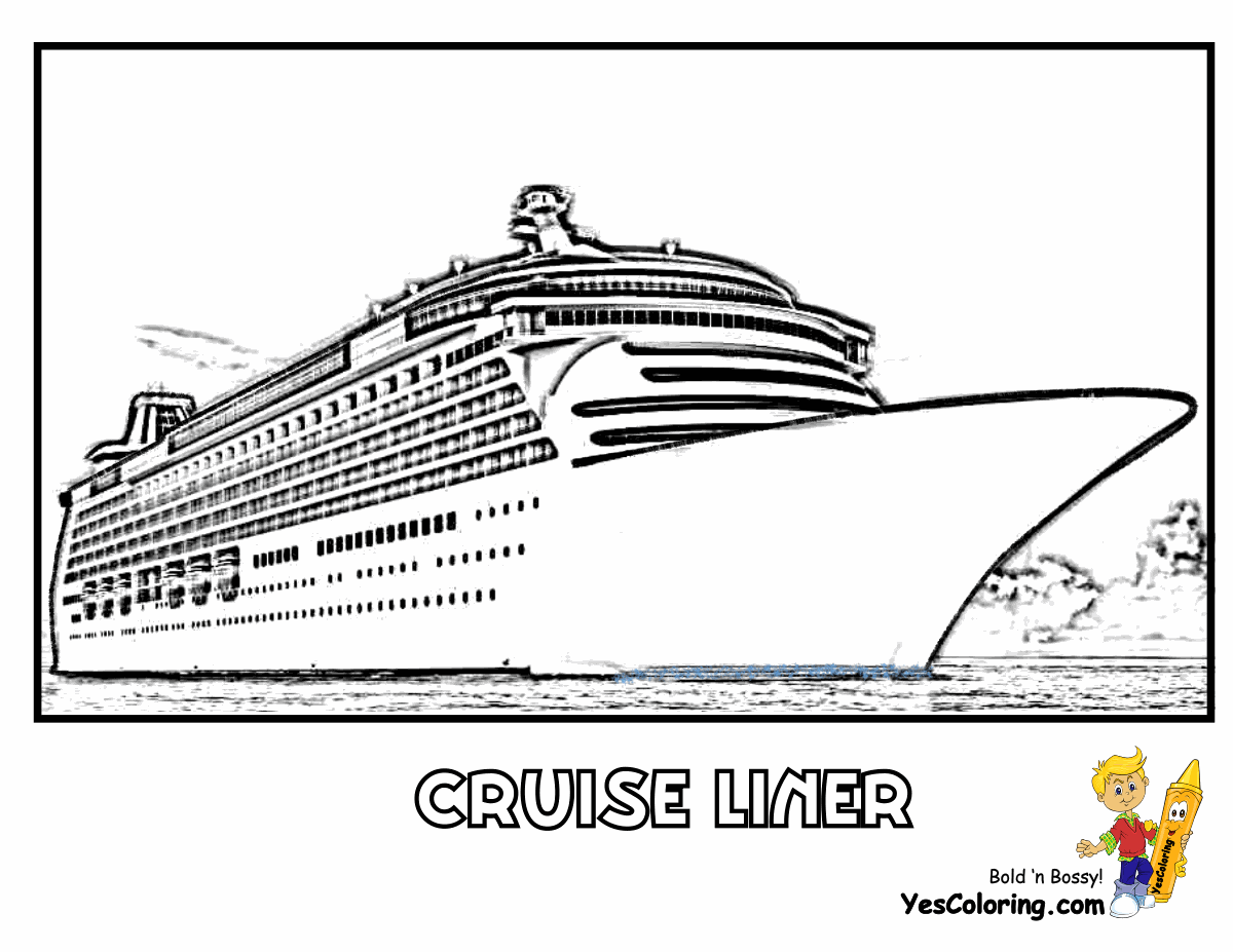 Cruiseshipcoloringpageatyescoloringgif ã coloring pages cruise ship disney coloring pages