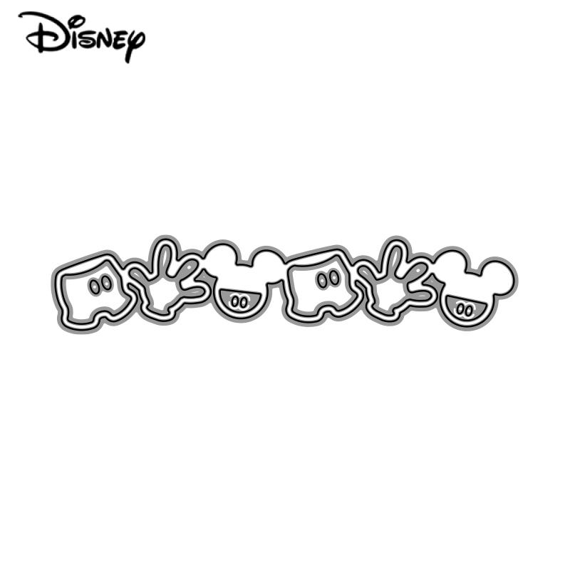 Disney glove shorts border metal cutting dies cartoon mickey mouse ears die cuts for scrapbooking paper crafting card making