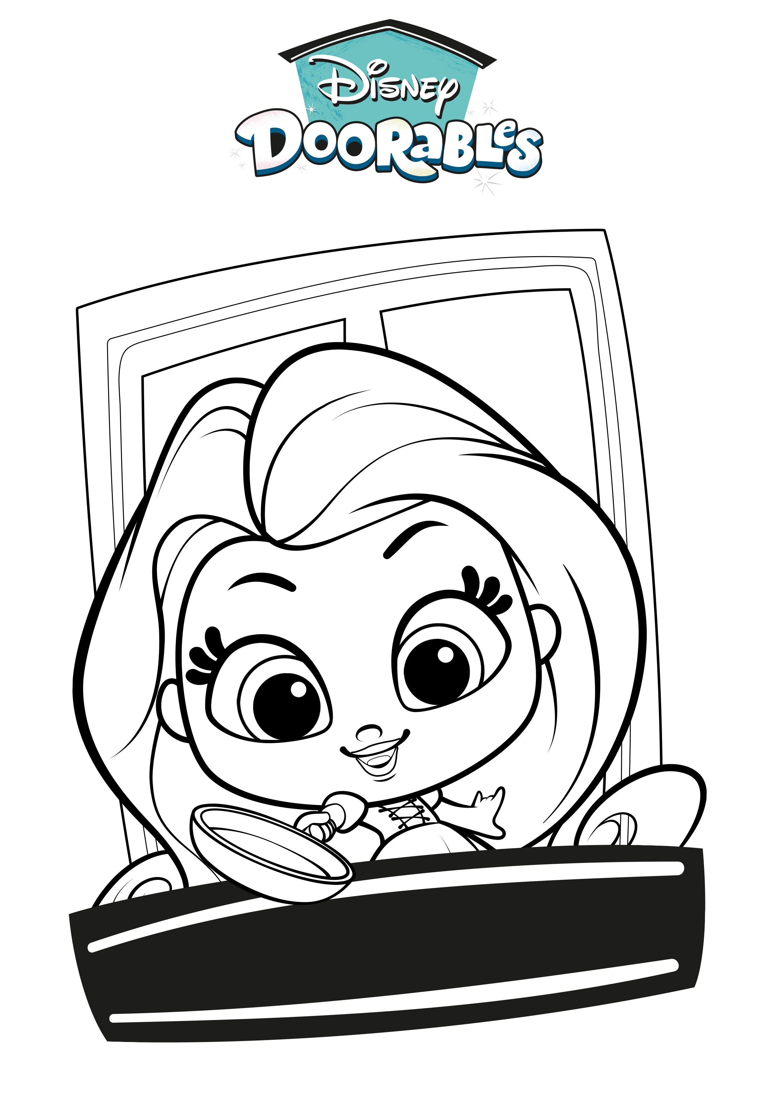 Download your doorables world colouring sheets