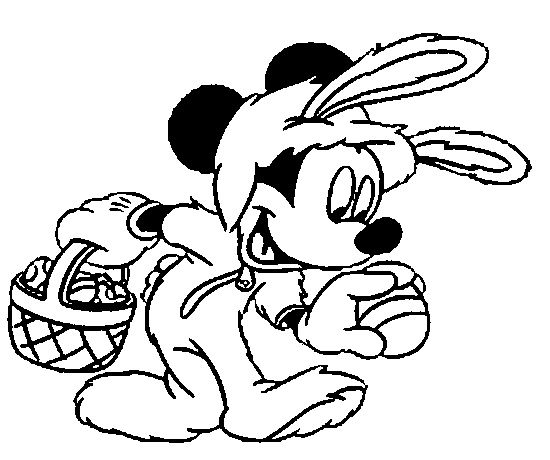 Print this mickey coloring pages easter coloring pages coloring pages