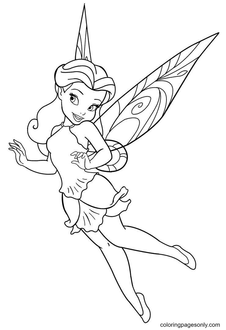 Fairy coloring pages printable for free download