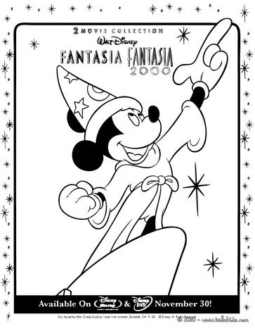 Fantasia coloring pages