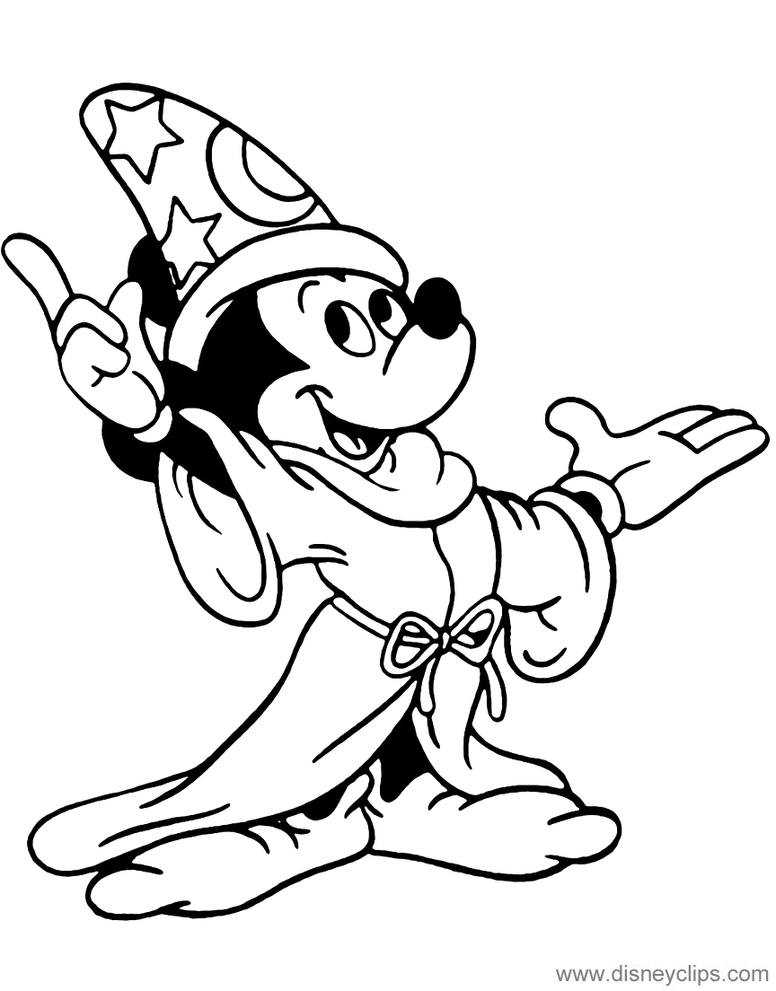 Printable fantasia coloring pages