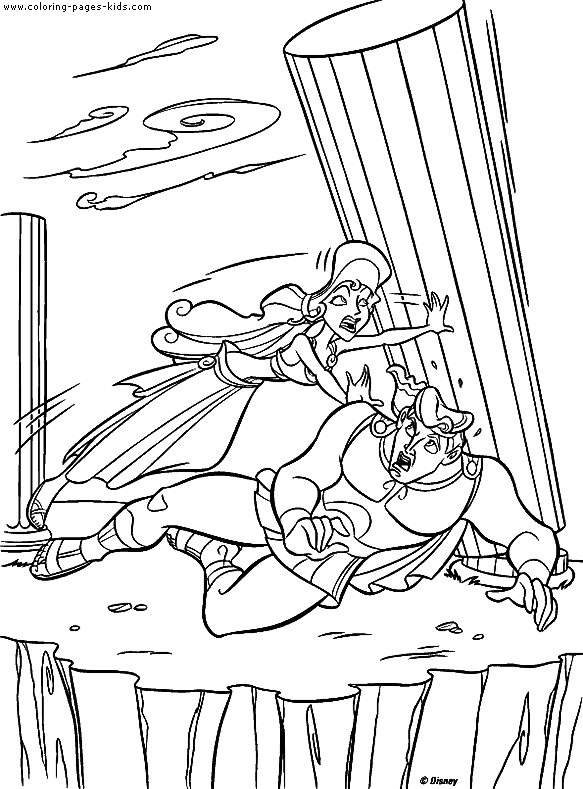 Hercules coloring pages