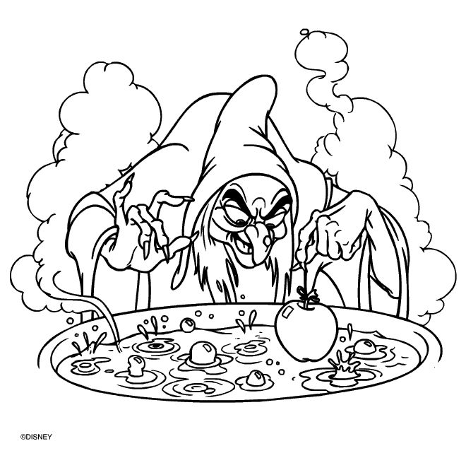 Scary coloring pages