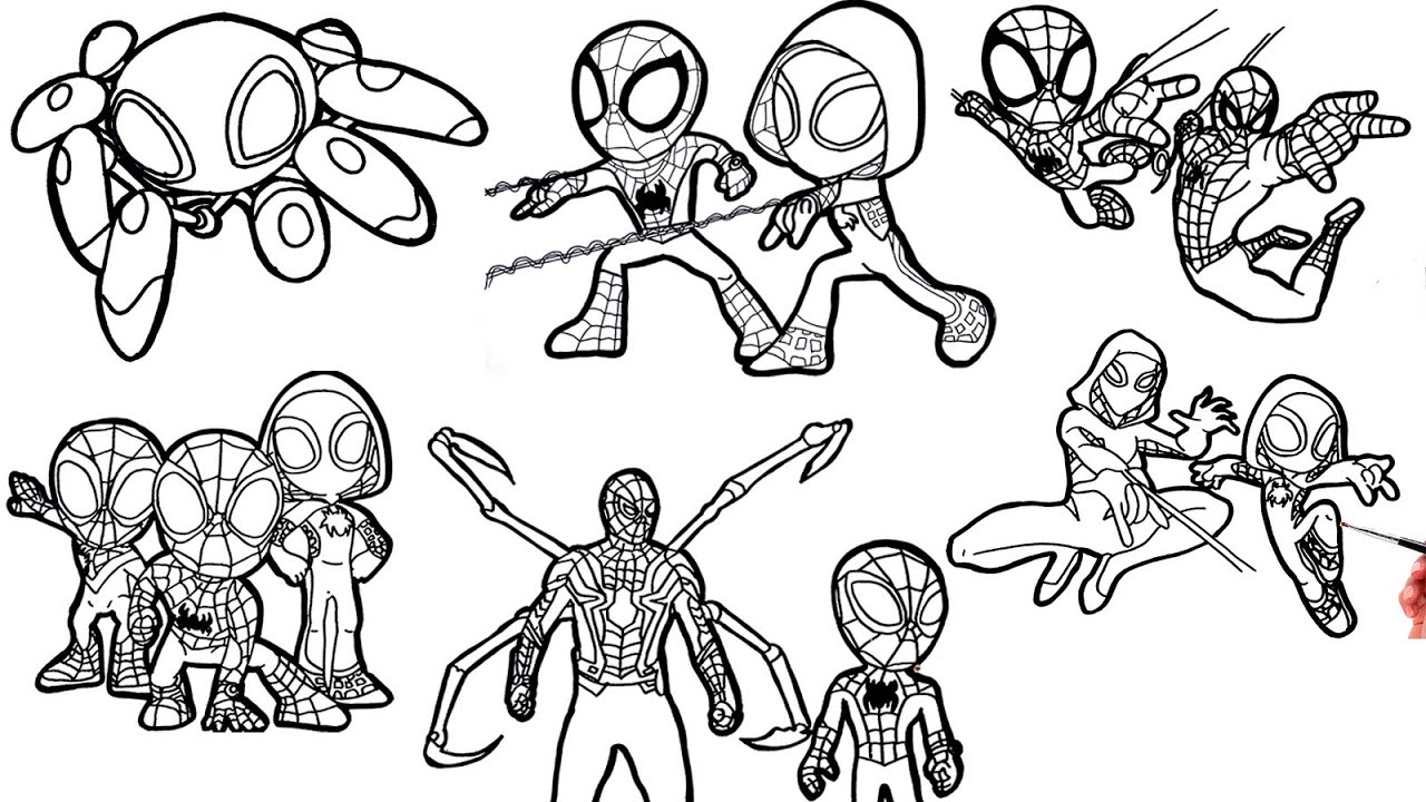Ððdrawings marvels spidey and his amazing friends ð spider man no way home