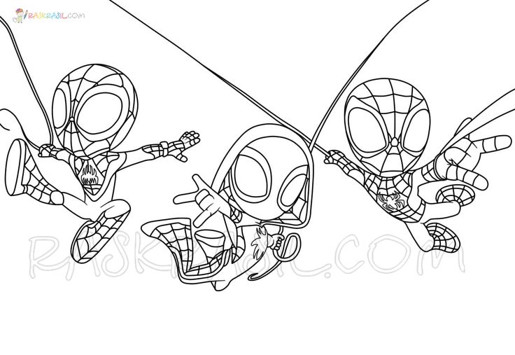 Spidey and his amazing friends coloring pages detailed coloring pages free printable coloring pages coloring pages