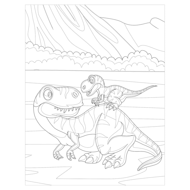 Premium vector mothers day animals coloring pages for kids