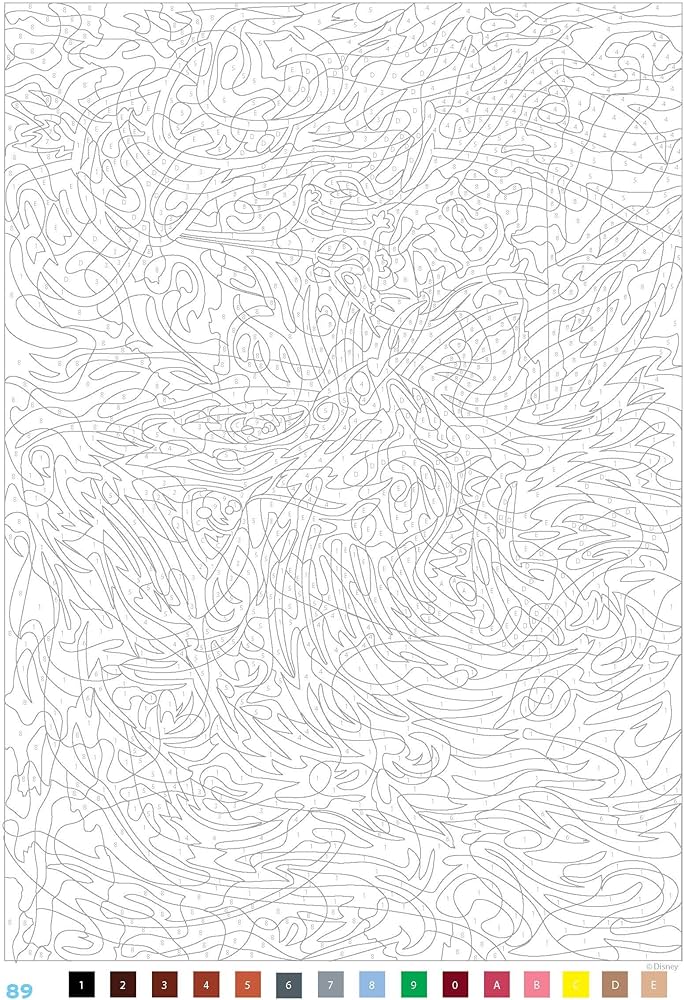Les grands classiques disney coloriages mysteres