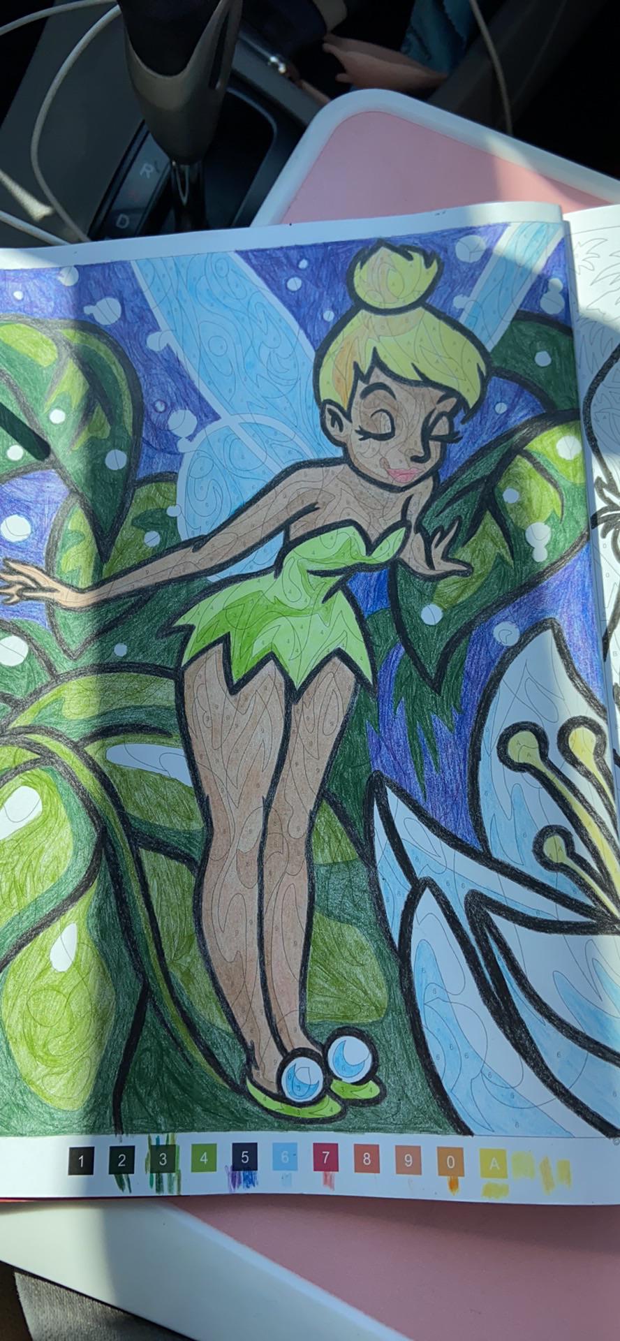 Colored the first page of my disney mystery coloring book rageregression