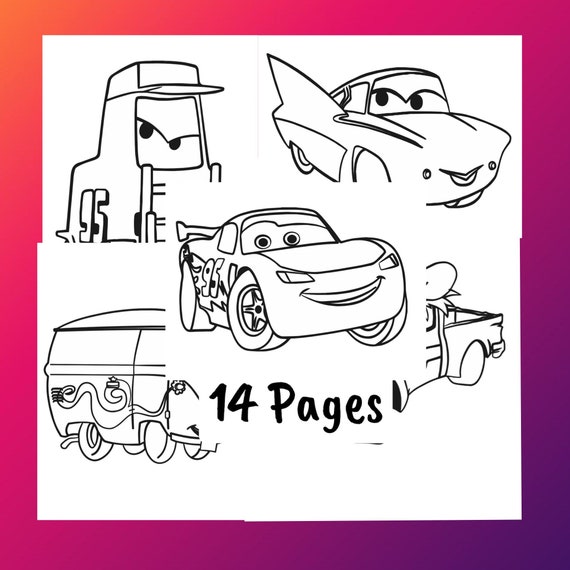 Cars coloring pages