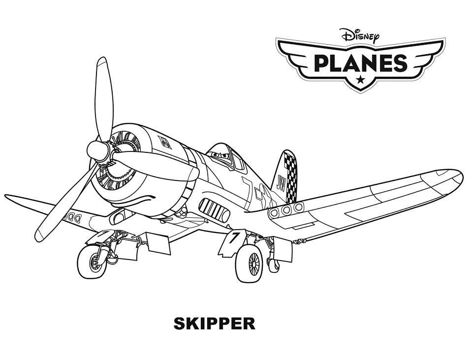 Planes coloring pages printable for free download